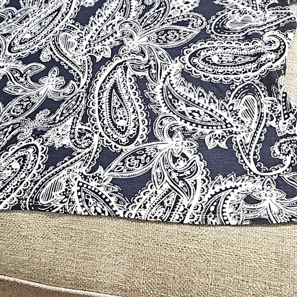 Westport 1962 Woman Paisley Patterns black & white size 2x - Picture 4 of 8